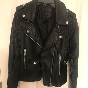 [BlankNYC] Faux Leather Moto Jacket